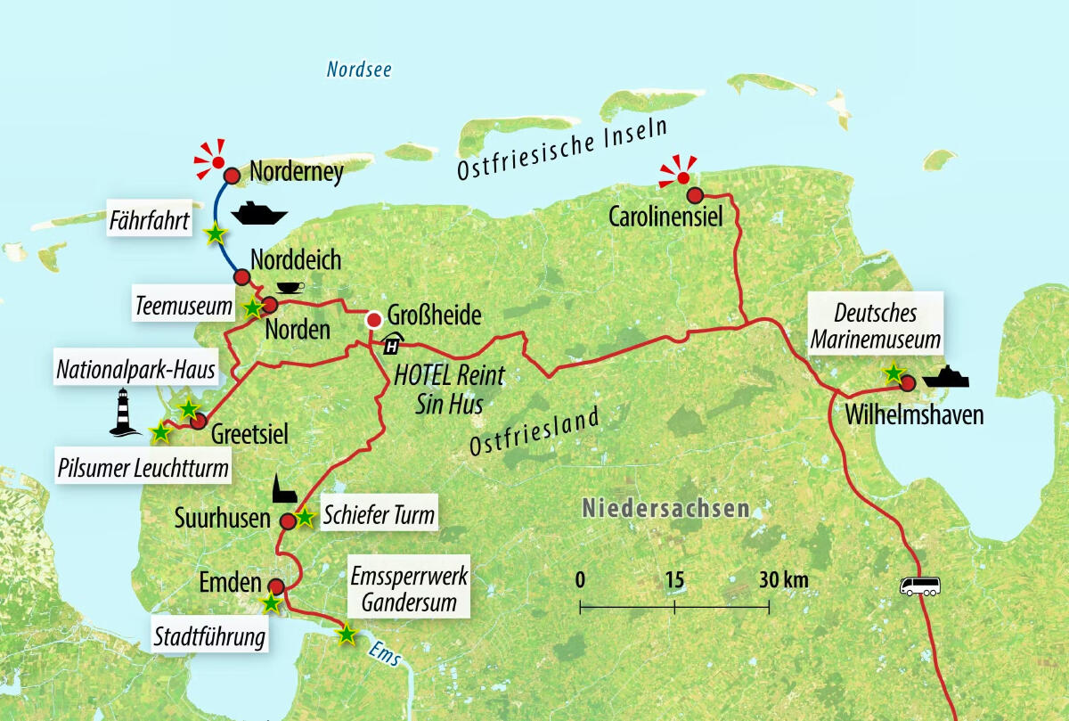 F&auml;hrfahrt in Ostfriesland